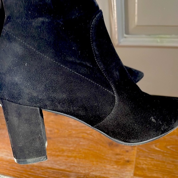 Black sock boots Stuart Weitzman - Picture 2 of 4